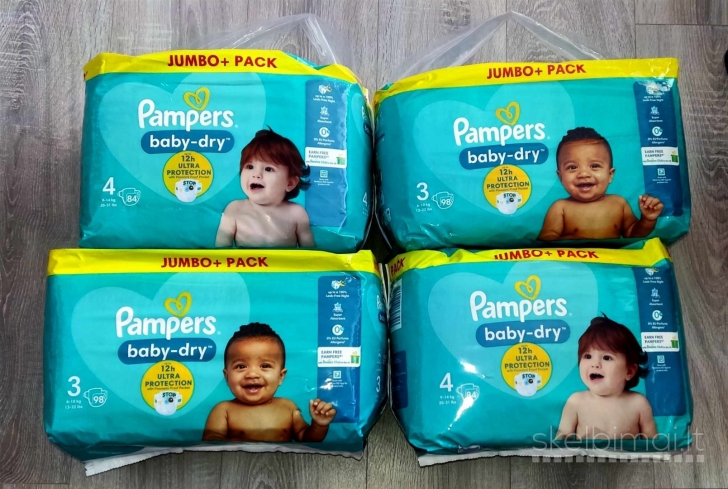  Sauskelnės Pampers iš anglijos 17eur