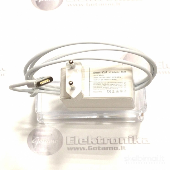 MagSafe 2 14.85V 3.05A 45W tinklo kroviklis Apple Macbook kompiuteriui