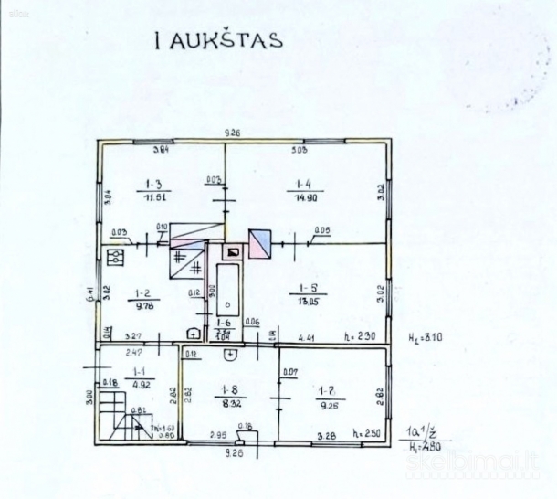 Namas Šakių r. Pervazninkų k. Miško g. 5