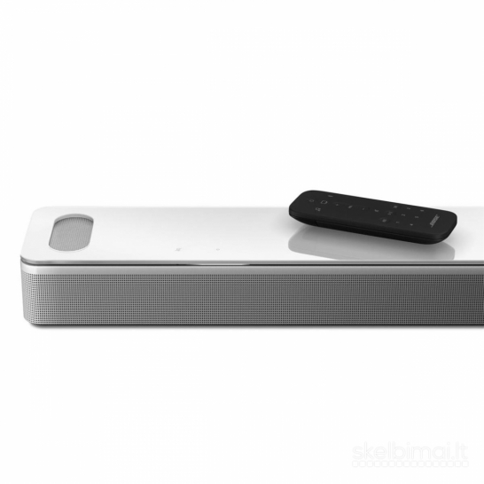 Bose Smart Soundbar 900, White with Bass Module 700 for Soundbar, Arctic White