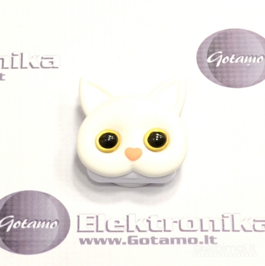 Pop Socket Kitty klijuojami laikikliai telefonui WWW.GOTAMO.LT