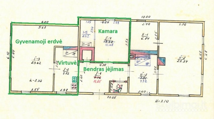 Parduodama namo dalis Dariaus ir Girėno g. 29, Ramygaloje