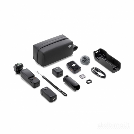 Dji Osmo Pocket 3 Creator Combo 679€ +DOVANA Turime vietoje 