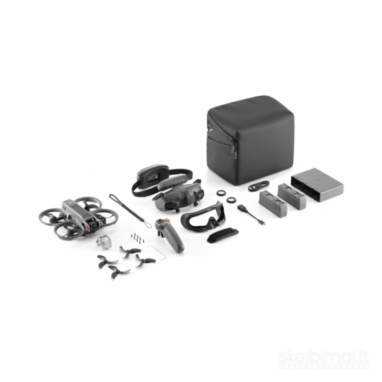 DJI Avata 2 Fly More Combo Three Batteries (trys baterijos) KAINA 1199 €.