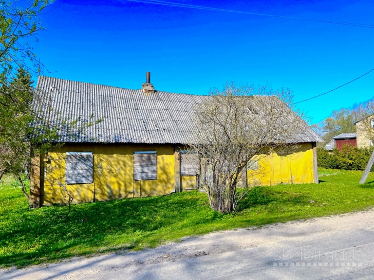 Rokiškio r. sav., Panemunėlio glž. st., Stoties g., rąstinis namas Nr. 439