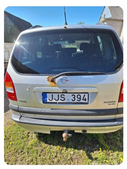 Opel Zafira, pagaminta 2001 m. 