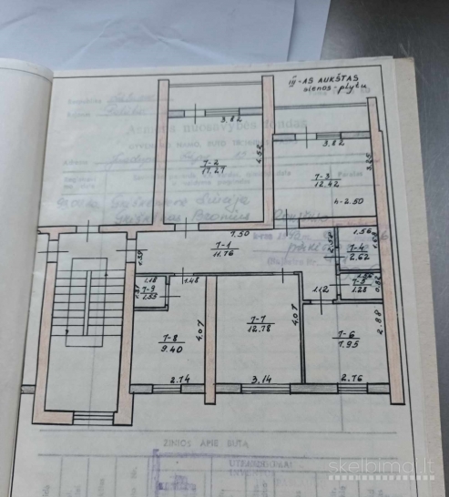 Parduodamas 4 kambarių butas Juodupėje, Rokiškio raj.