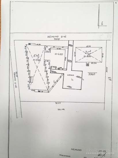 PARDUODAMOS PATALPOS NEMUNO G.19,SMALININKAI,JURBARKO R.