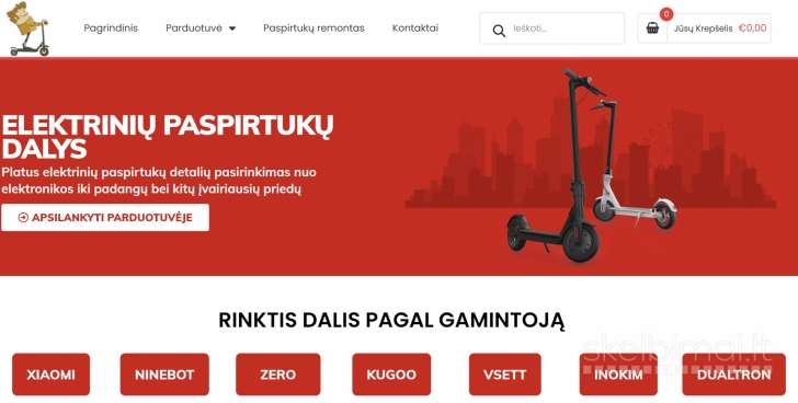 Elektrinių paspirtukų remonto verslas