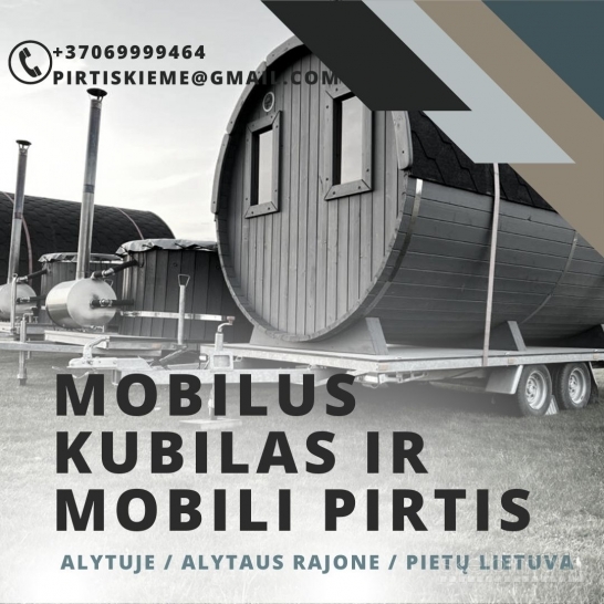 DZŪKIJOJE (ALYTUJE/PIETŲ LIETUVOJE) Mobilaus Kubilo ir Mobilios Pirties Nuom