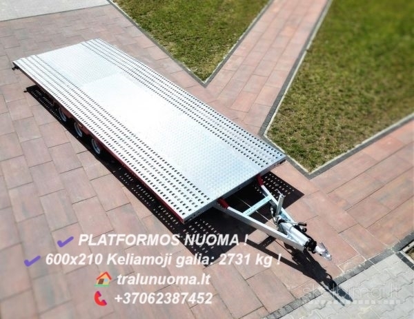 Lygių PLATFORMŲ NUOMA | Tralo paslaugos - Alytuje +37062387452