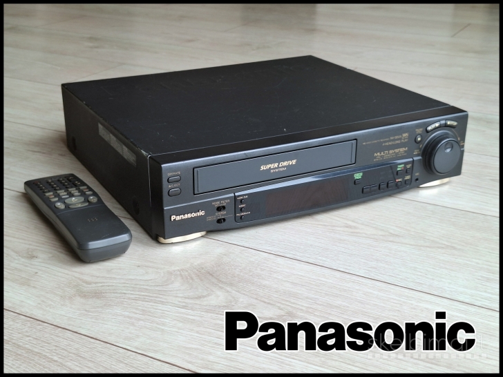 Geros būklės Panasonic VHS kasečių grotuvas