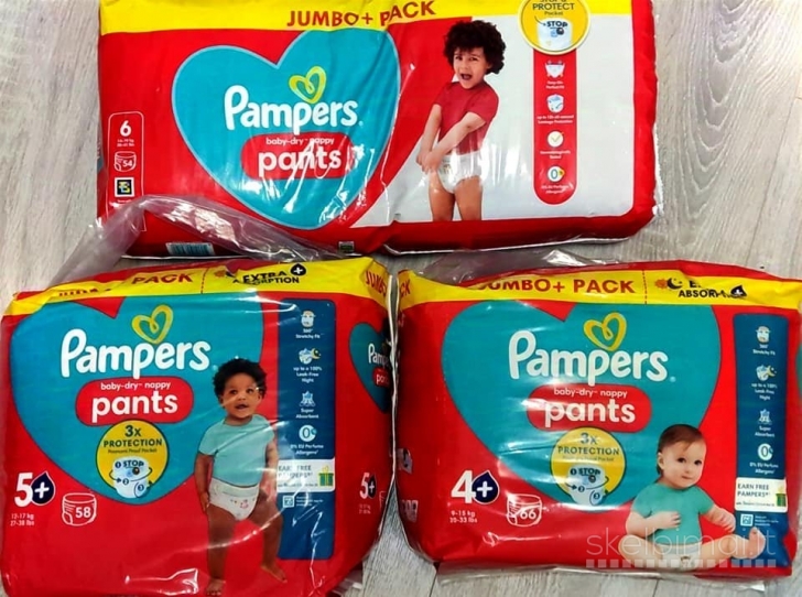 Sauskelnės Pampers PIGIAU iš UK