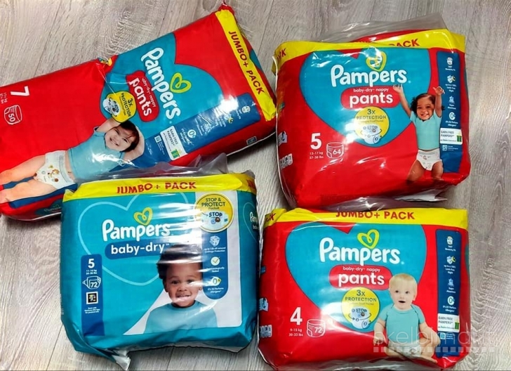 Sauskelnės Pampers PIGIAU iš UK