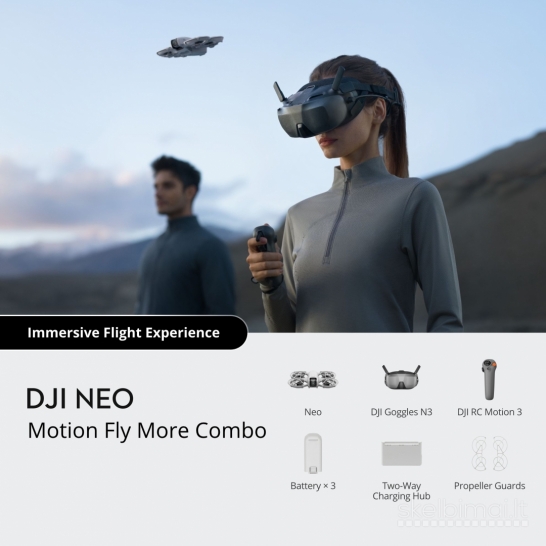 Dji Neo Motion Fly More Combo 529€ Naujiena Turime