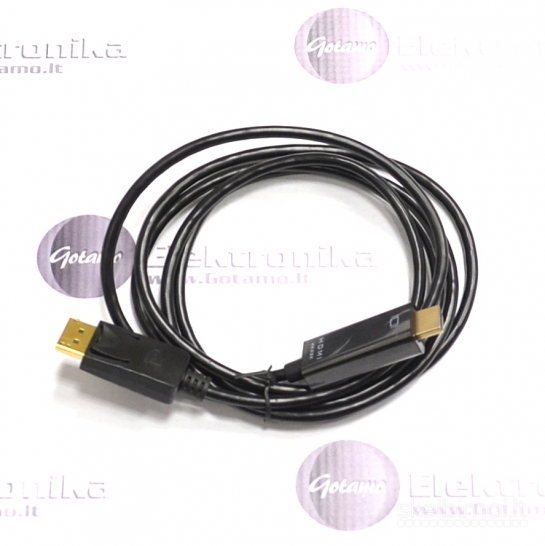 DisplayPort į HDMI laidas 1.8 metro WWW.GOTAMO.LT