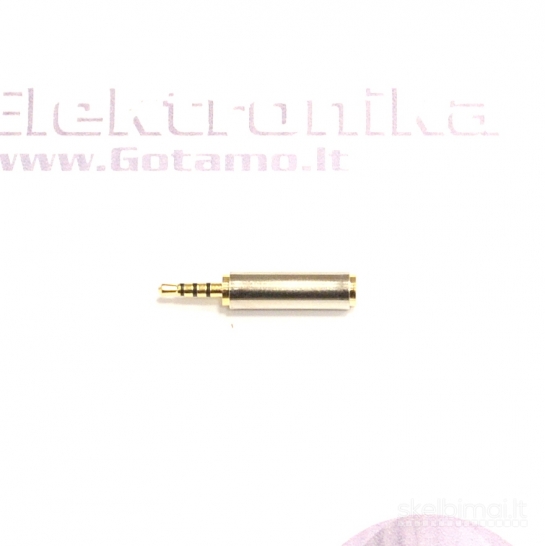 AUX 2.5mm į AUX 3.5mm lizdą jungtis TRRS WWW.GOTAMO.LT