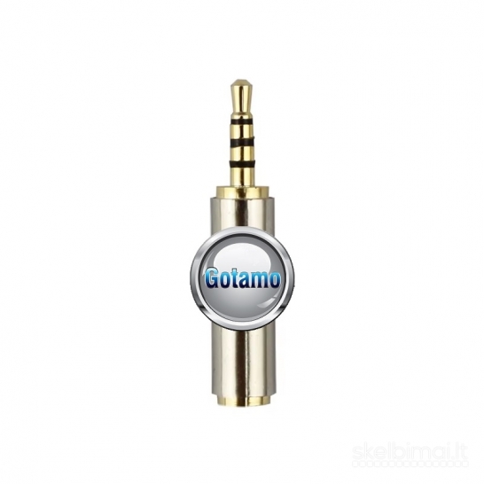 AUX 2.5mm į AUX 3.5mm lizdą jungtis TRRS WWW.GOTAMO.LT