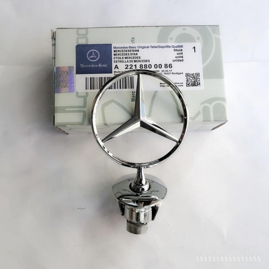 Mercedes Benz ženkliukas/emblema W203 W204 W210 w211 W220 W221 W212 +37063375699