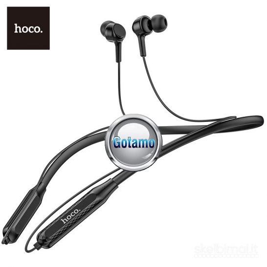 Hoco Sports 10H Music Bluetooth ausinės juodos spalvos WWW.GOTAMO.LT