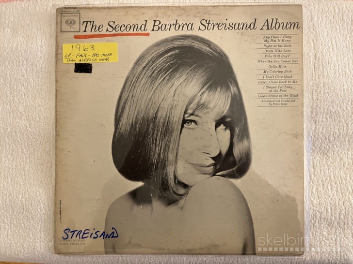 (1963) The Second Barbra Streisand Album!  