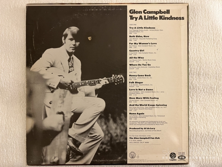 GLEN CAMPBELL "Try A Little Kindness" (1970)  