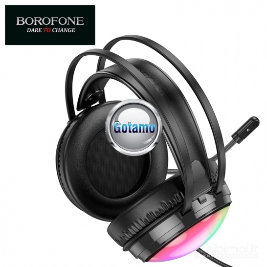 Borofone Gaming 50MM ausinės su mikrofonu skirtos žaidimams