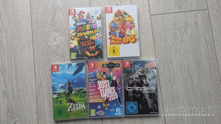 Nintendo Switch žaidimai (V1, V2, Lite, Oled)