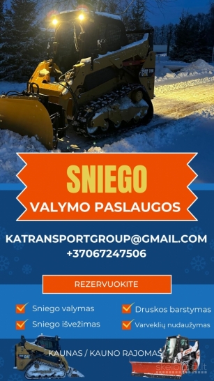 SNIEGO VALYMO PASLAUGOS