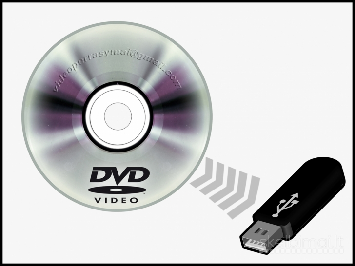 DVD perkėlimas perrašymas į USB flash laikmeną