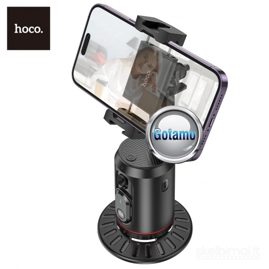 Hoco Face 360 asmenukių (selfie) stovas su veido sekimu