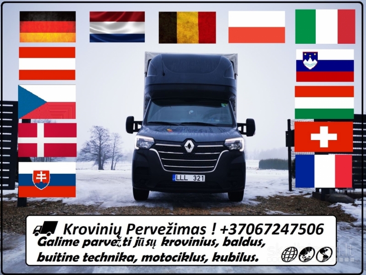 EXPRESS KROVINIŲ PERVEŽIMAS LIETUVA-EUROPA-LIETUVA 