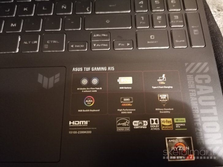 Asus Tuf gaming A15 