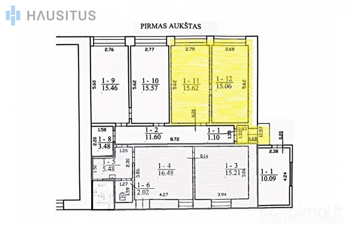 NUOMOJAMOS 30.68 KV.M. PATALPOS PATOGIOJE BERŽŲ GATVĖS VIETOJE PANEVĖŽIO MIESTE