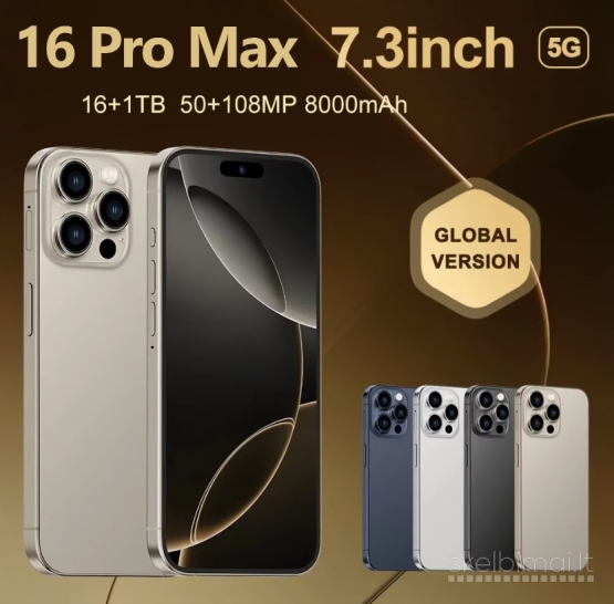 NAUJAS! iPhone 16 Pro Max-1TB/16GB RAM