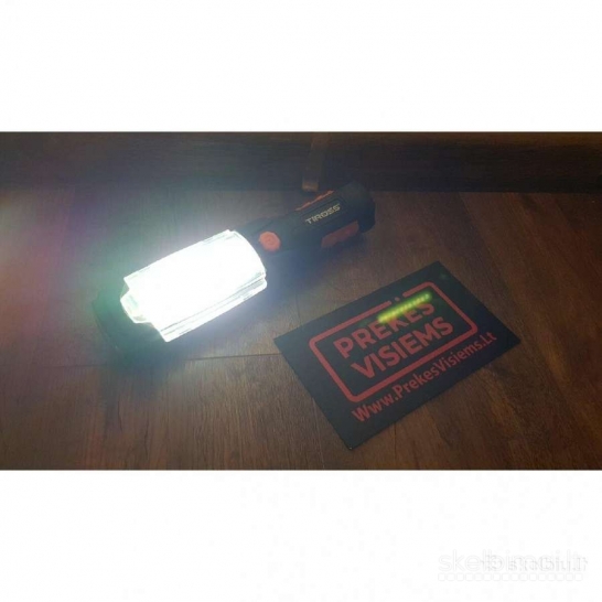 Darbo lempos LED 230v su magnetu