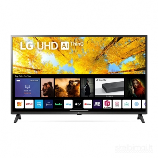 LG LED Smart Ultra HD 4k TV 43" 109CM. Televizorius tvarkingas. 