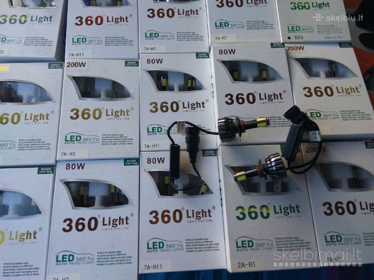 LED, Xenon, Angel Eyes, Markeriai, H7, H11, T10