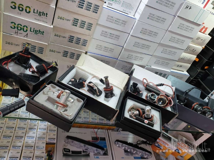 LED, Xenon, Angel Eyes, Markeriai, H7, H11, T10