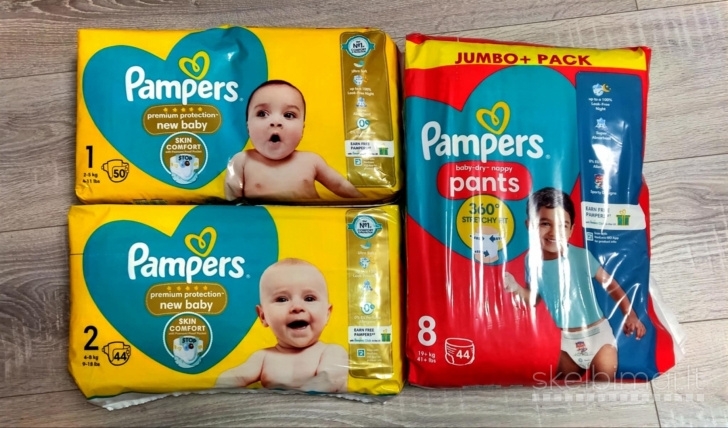  Sauskelnės Pampers iš anglijos 17eur