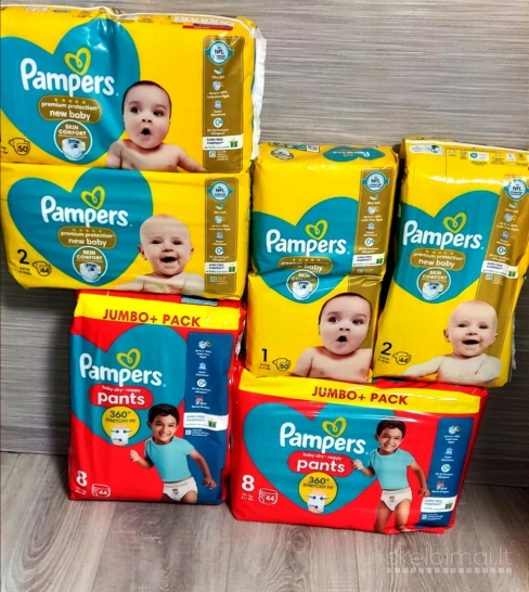 Sauskelnės Pampers PIGIAU iš UK