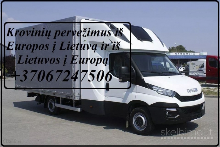 SKUBIOS produkcijos pervežimai mikroautobusais www.voris.lt