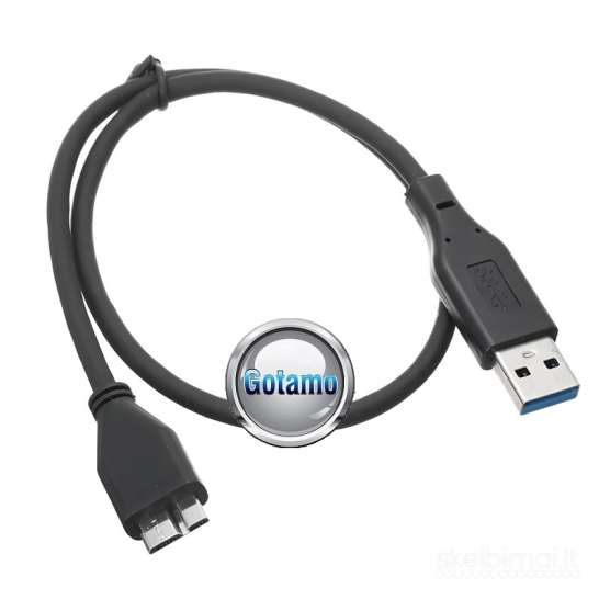 Micro USB 3.0 laidas 50cm WWW.GOTAMO.LT