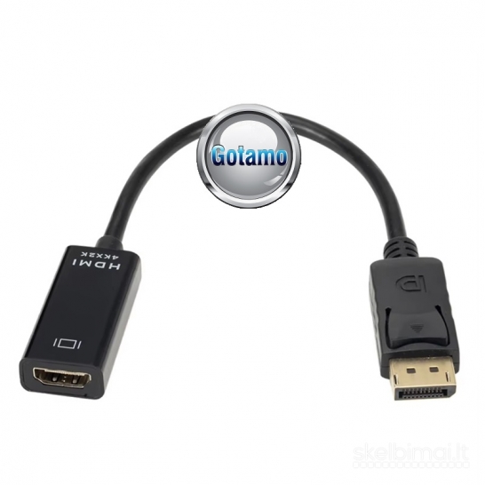 DisplayPort į HDMI lizdą jungtis laidas 25cm