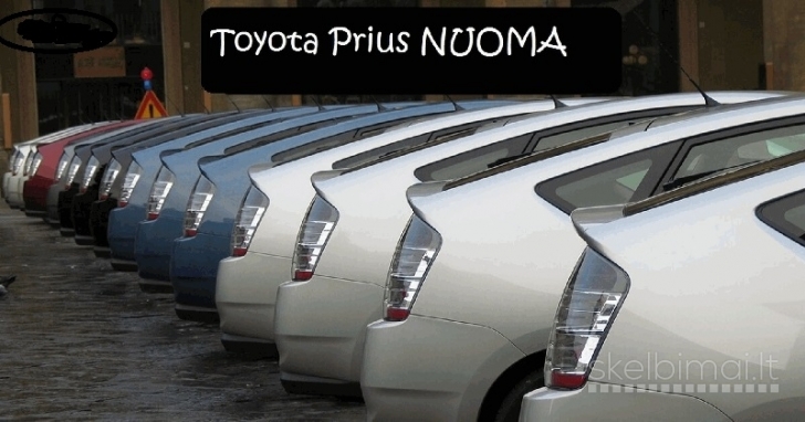 Toyota prius nuoma