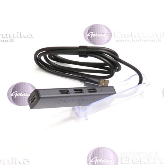 USB 2.0 4 lizdai Borofone 140cm USB šakotuvas (USB HUB)