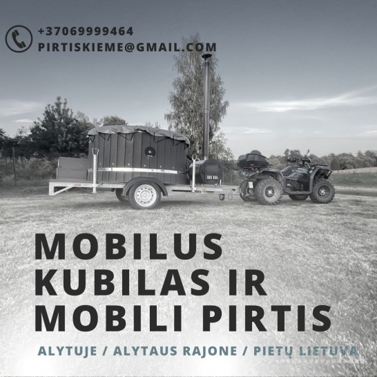 NUOMUOJAME Mobilaus Kubilo ir Mobilios Pirties Nuoma +37069999464 