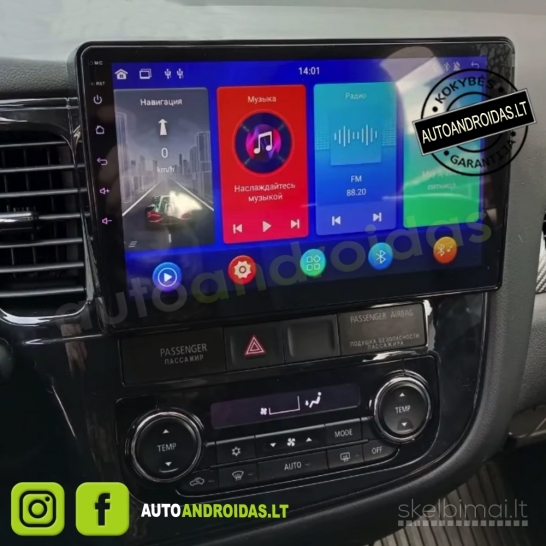 MITSUBISHI OUTLANDER 3 2012-2018 Android multimedia navigacija carplay