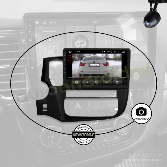 MITSUBISHI OUTLANDER 3 2012-2018 Android multimedia navigacija carplay