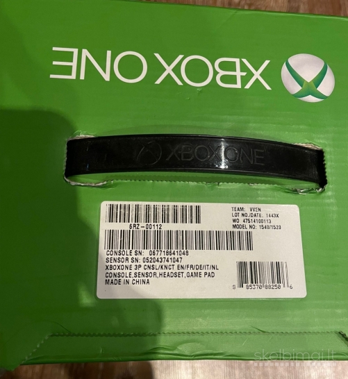 Siūlau Xbox-One 500 GB, su kinectu